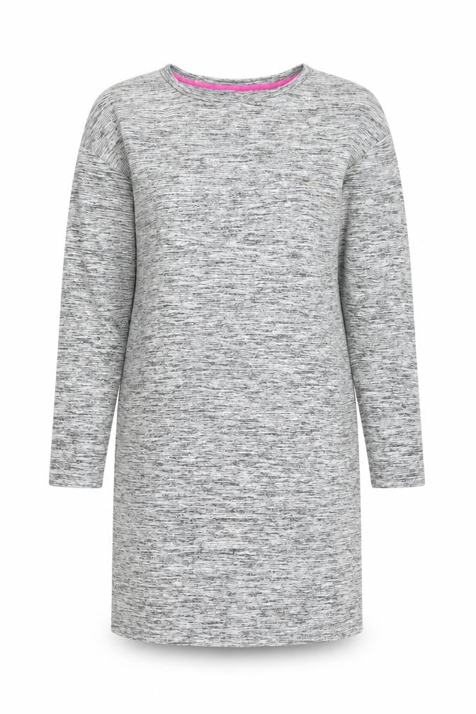 Joules Women's Grey Long Sleeve Jersey Dress