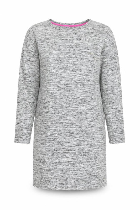 Joules Women's Grey Long Sleeve Jersey Dress