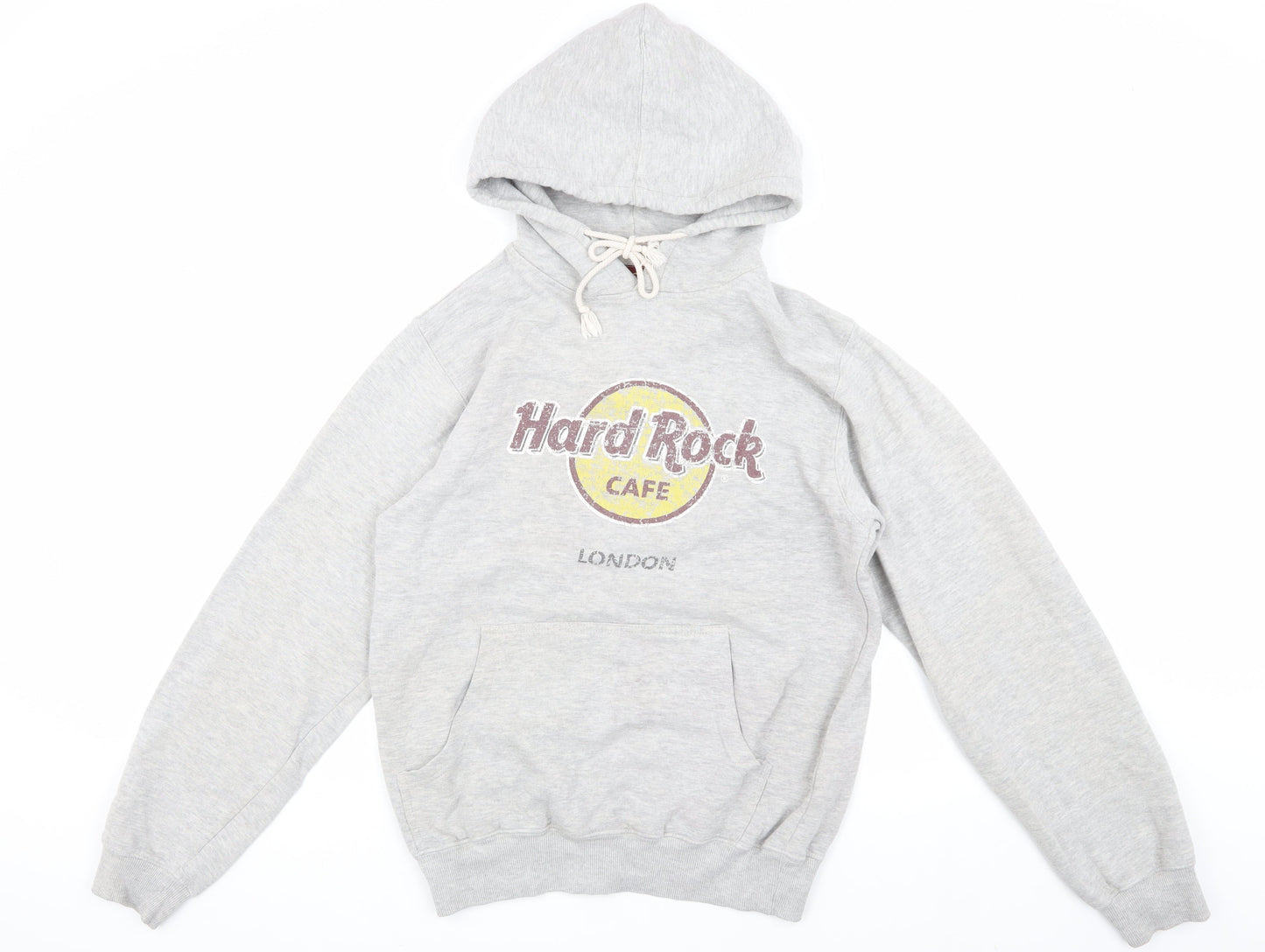 Hard Rock Cafe Grey Pullover Hoodie M Unisex