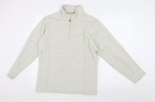 Regatta Women's Ivory Striped Pullover Sweatshirt 14