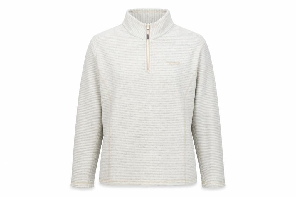 Regatta Women's Ivory Striped Pullover Sweatshirt 14
