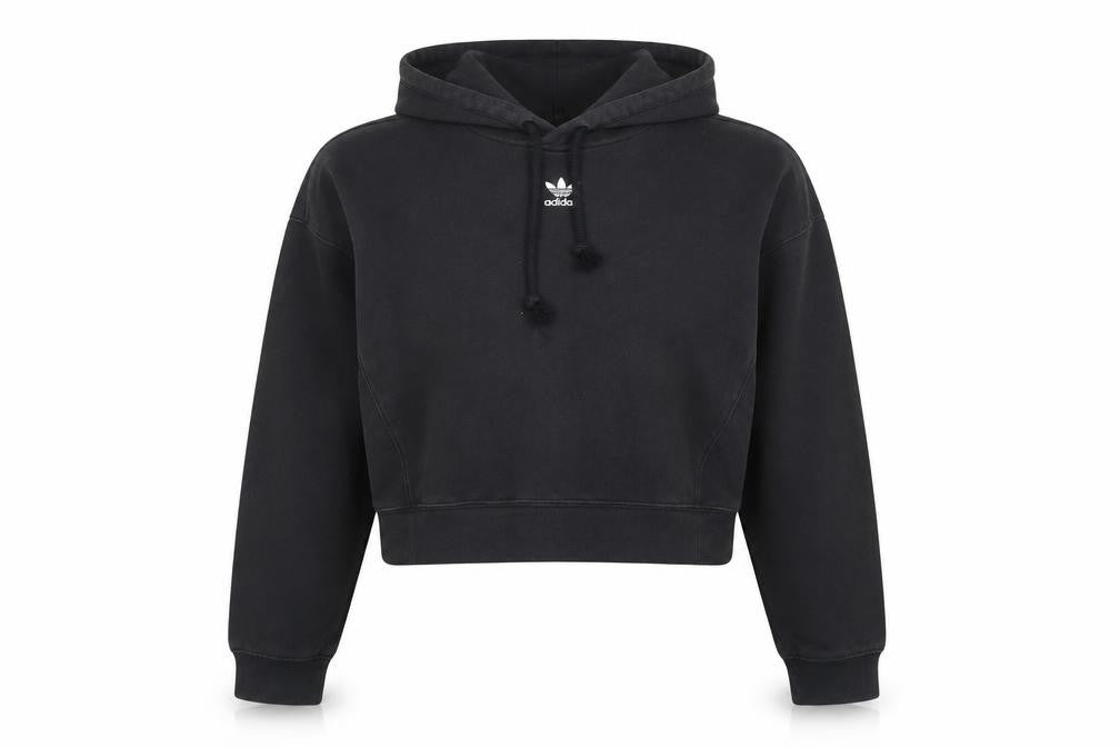 Adidas Women's Black Pullover Hoodie Size 8 Casual Wear