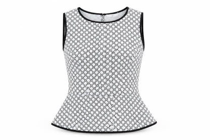 Jasper Conran Women's Polka Dot Peplum Blouse Size 12