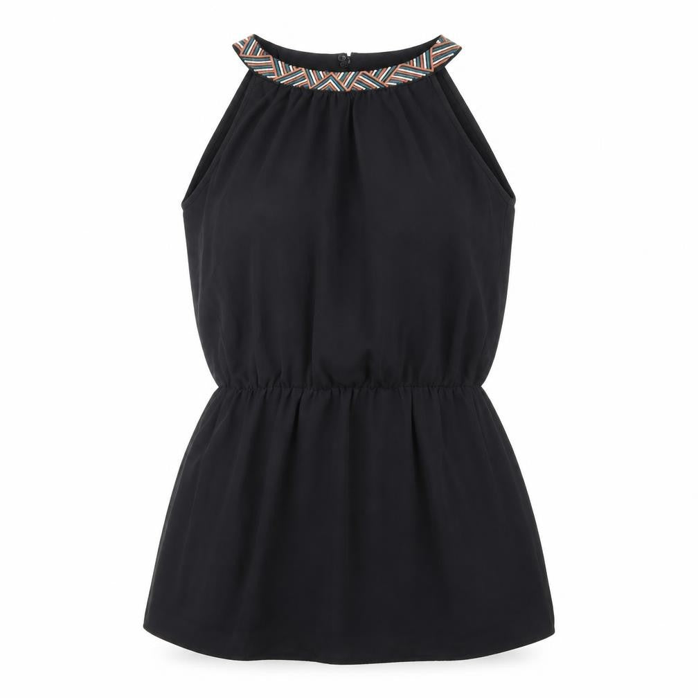 Firetrap Women's XS Black Halter Blouse