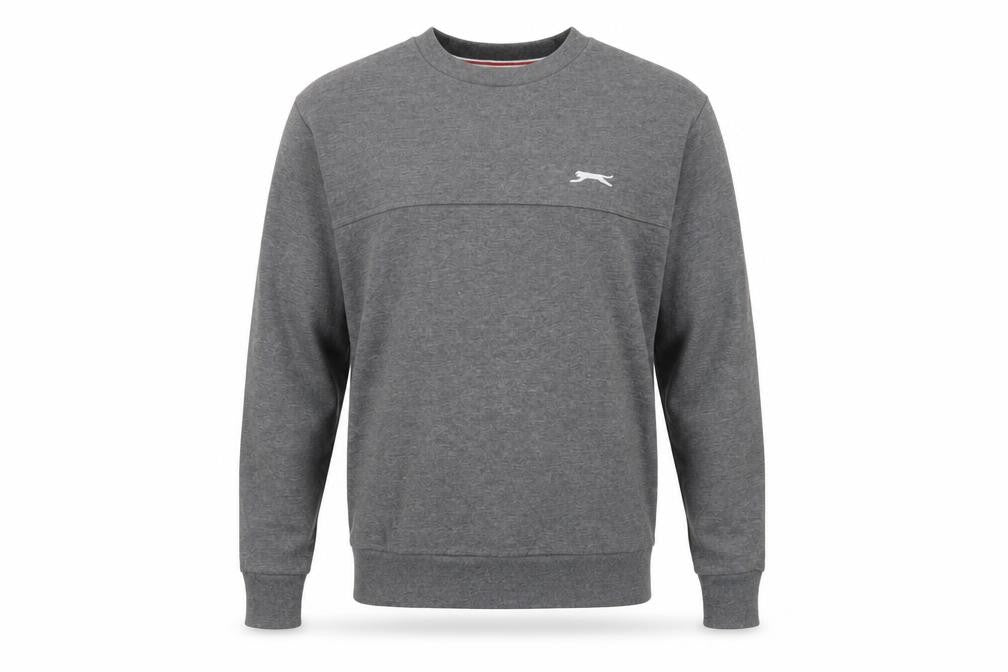 Slazenger Men's Grey Pullover Sweatshirt - Size S