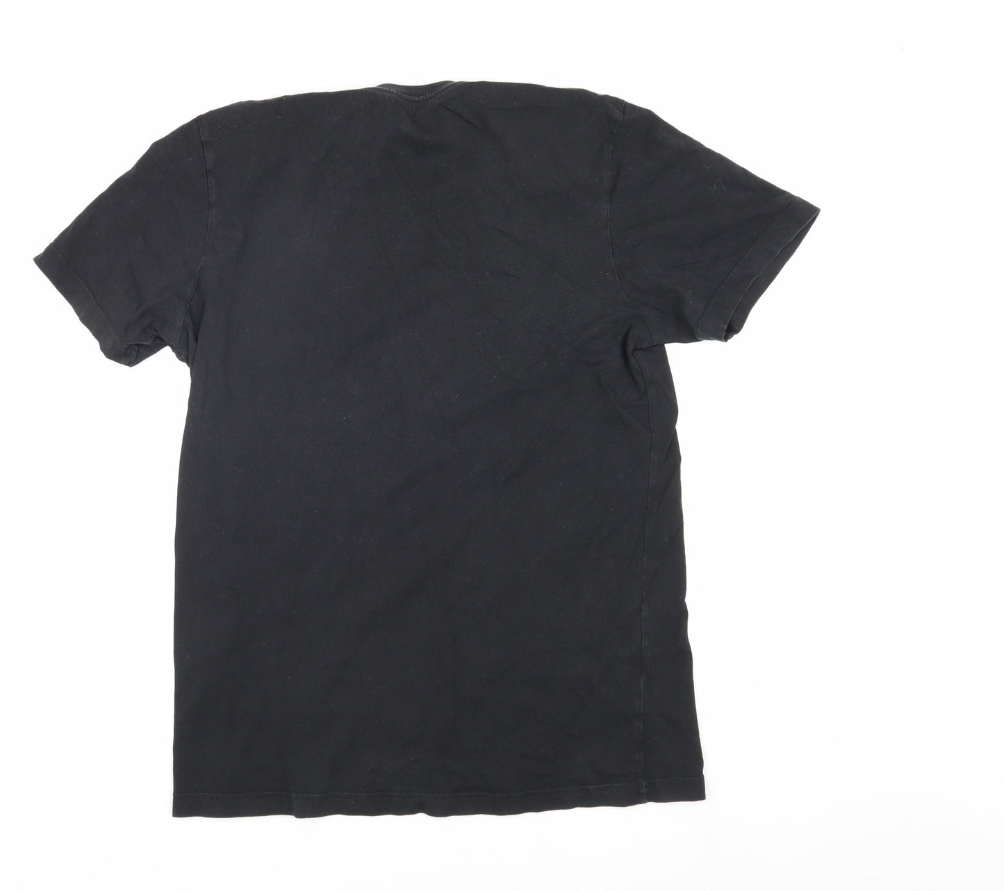 Adidas Men's Black Graphic Print T-Shirt M
