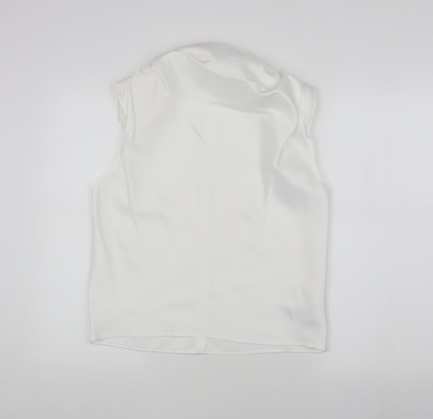 Missguided Women's White Sleeveless Top UK 8