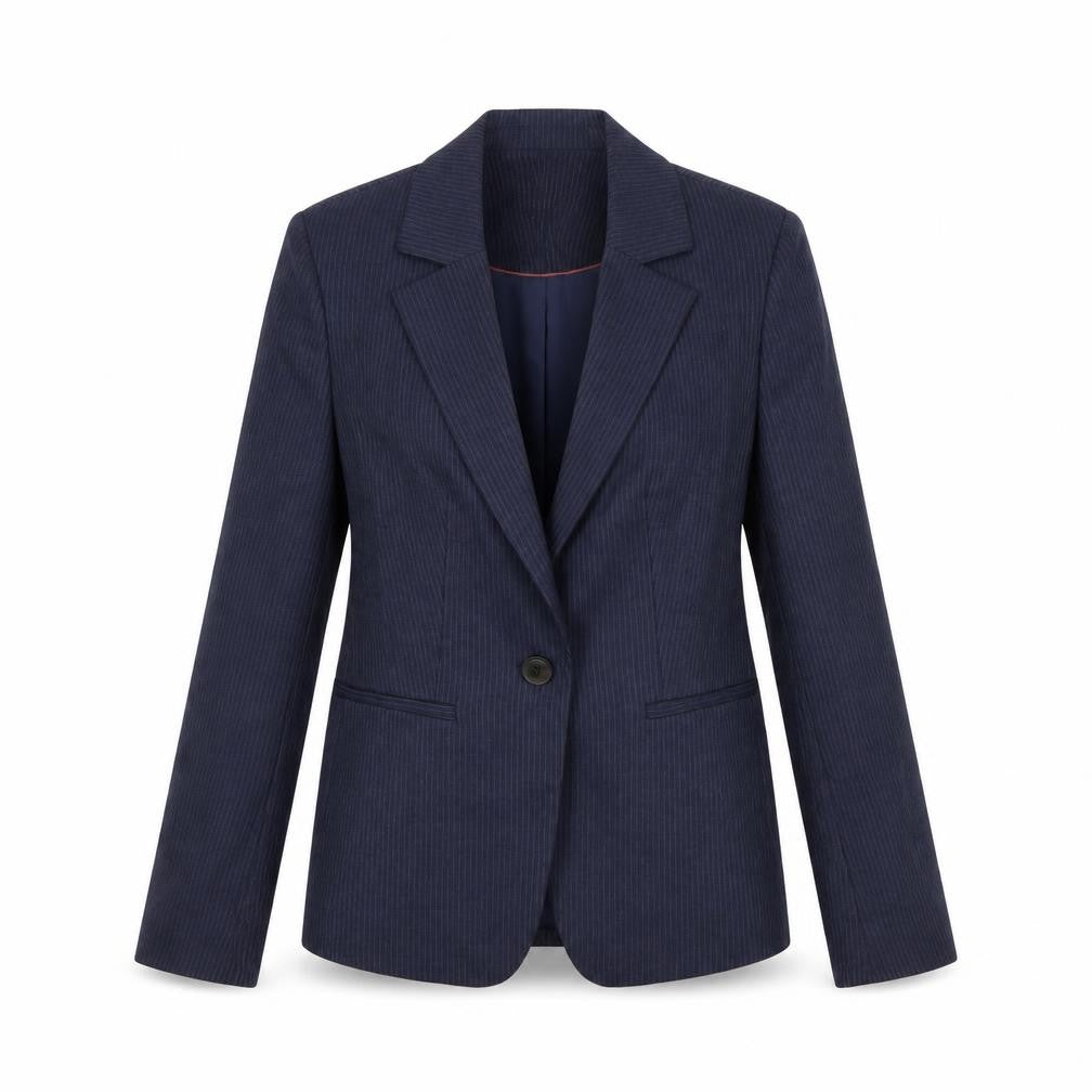 Next Women's Navy Blazer UK 6 Pinstripe Classic