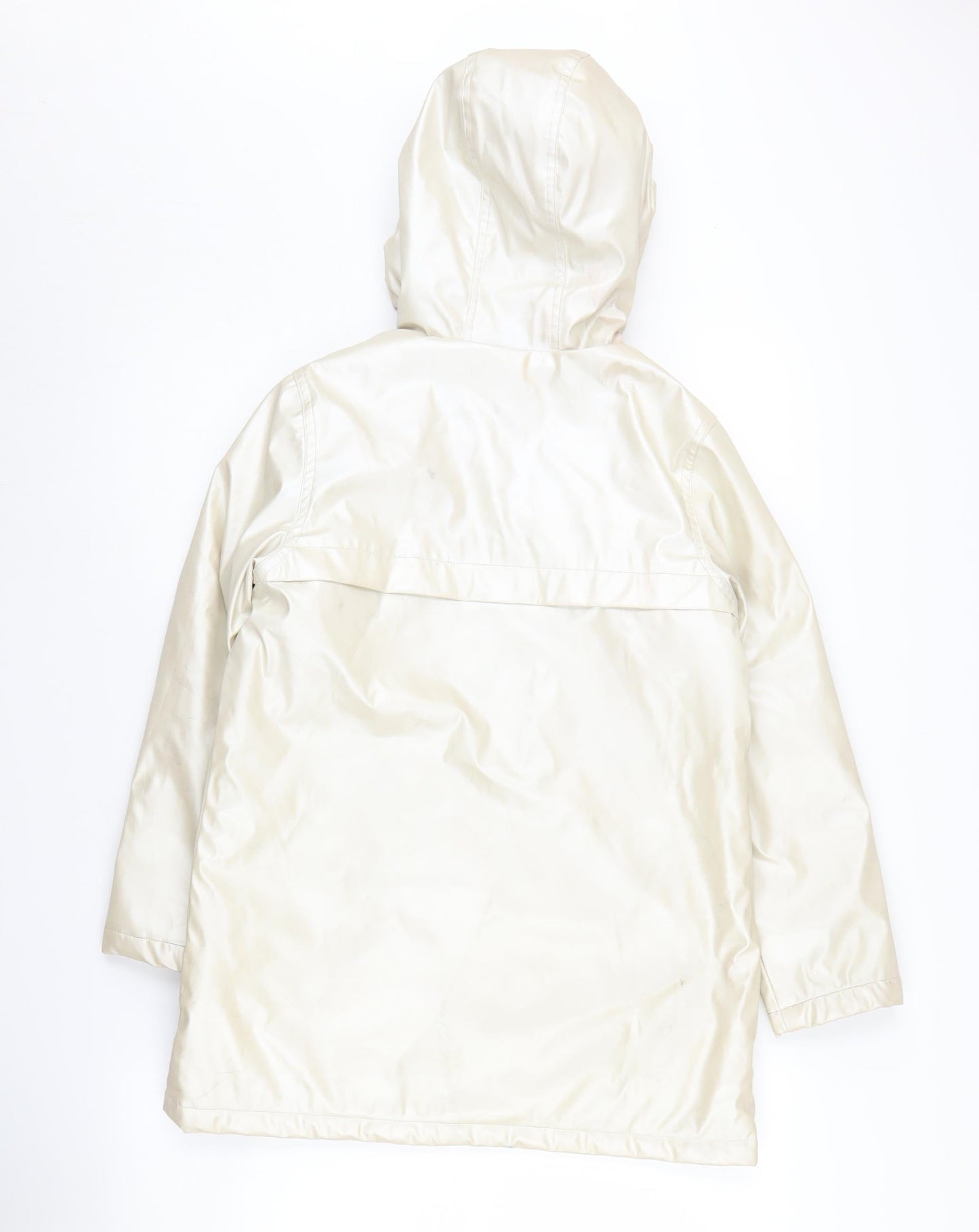 Marks and Spencer Girls Ivory Hooded Long Winter Jacket