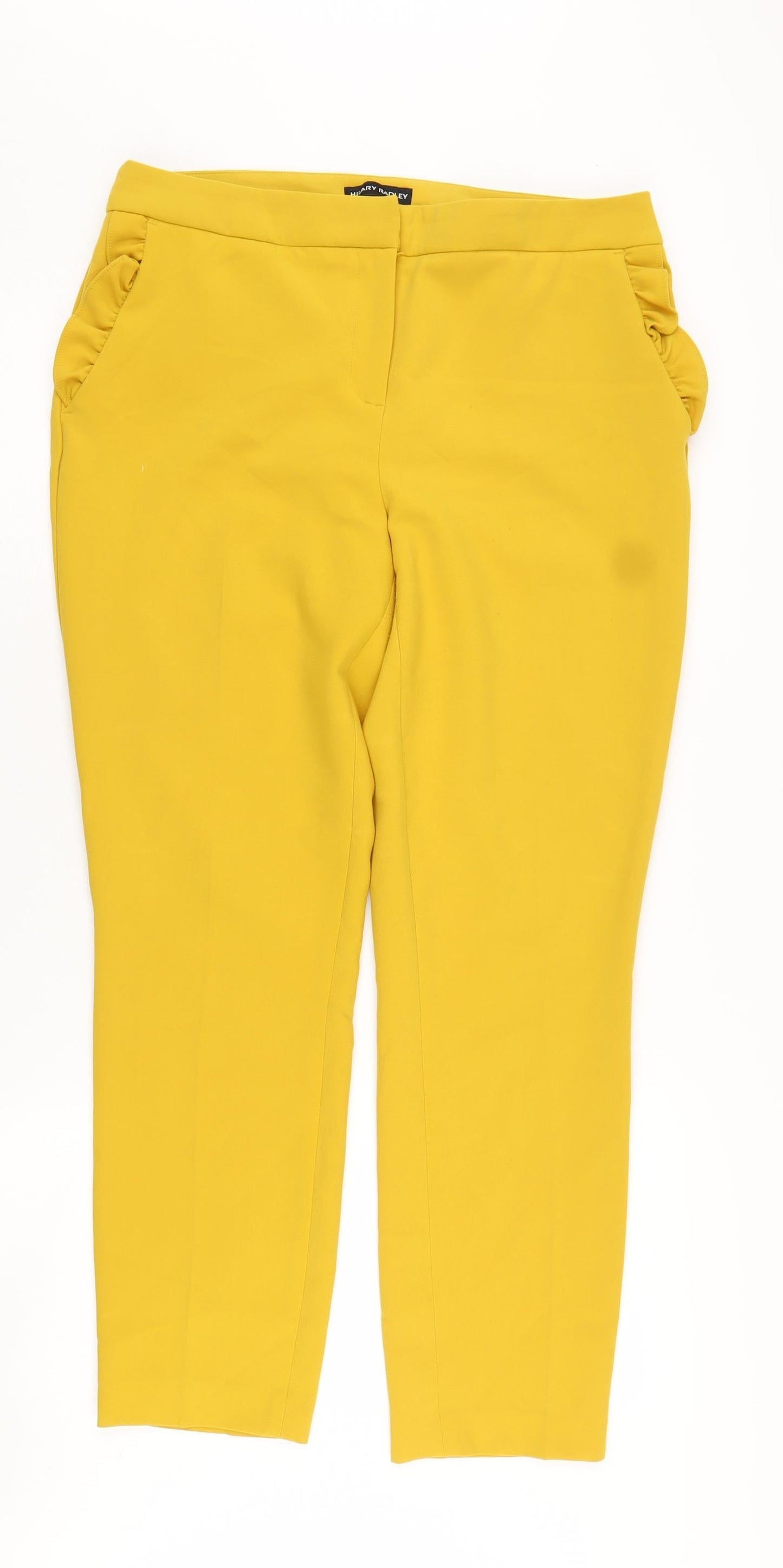 Hilary Radley Women's Yellow Trousers Size 12