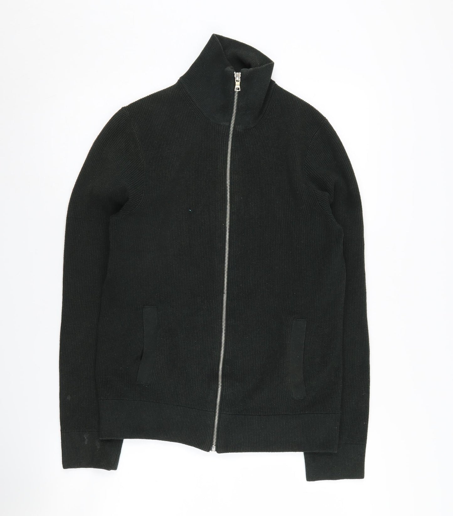 Marks and Spencer Men's Black Zip Jacket, Size S