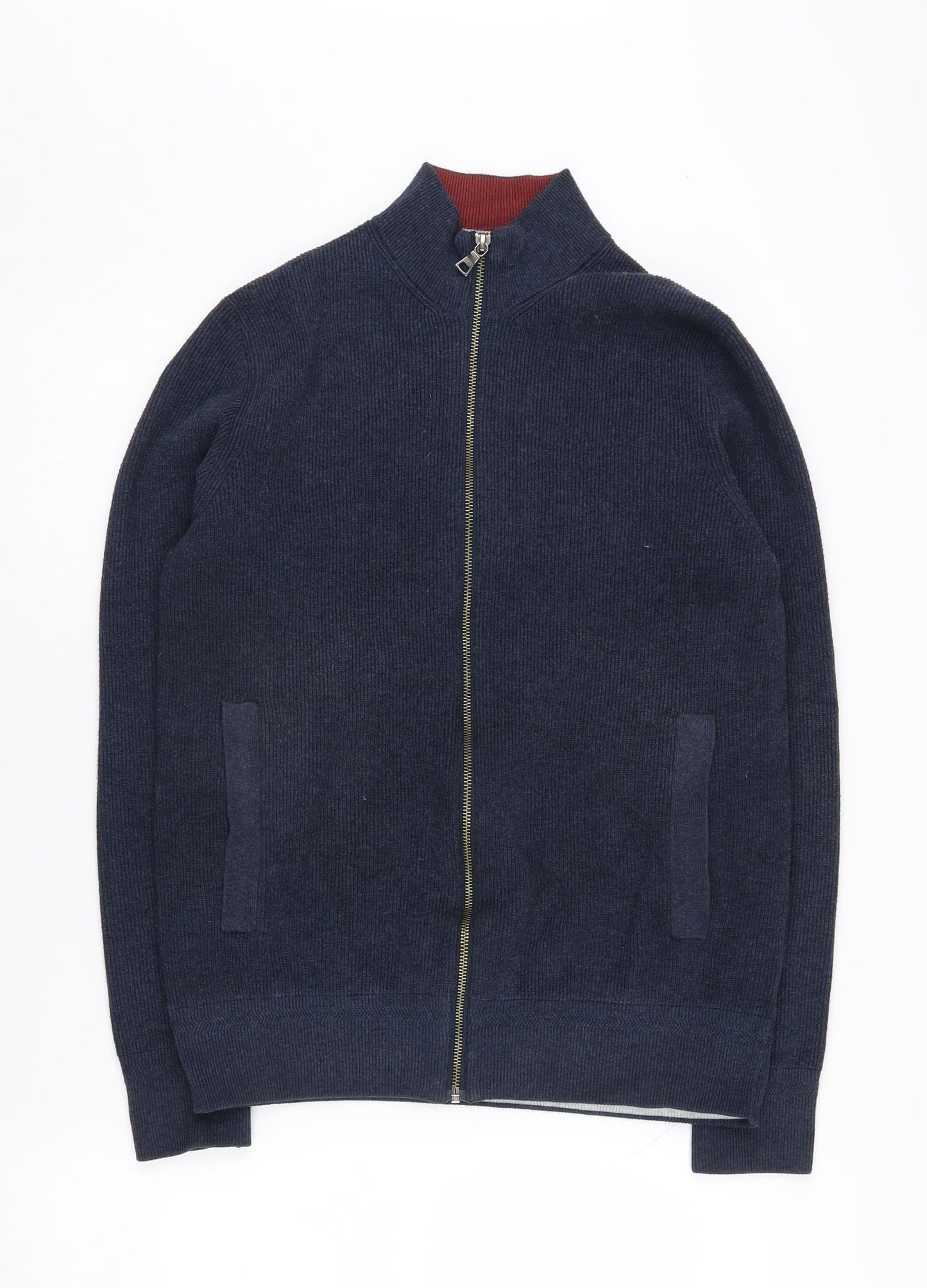 Marks and Spencer Men's Blue Basic Zip Jacket M