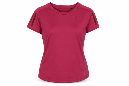 Front view of Adidas Women's Pink XS Running T-Shirt