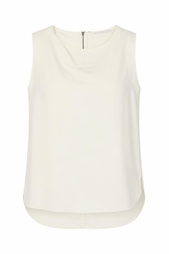 Debenhams Women's Ivory Sleeveless Blouse Size 12