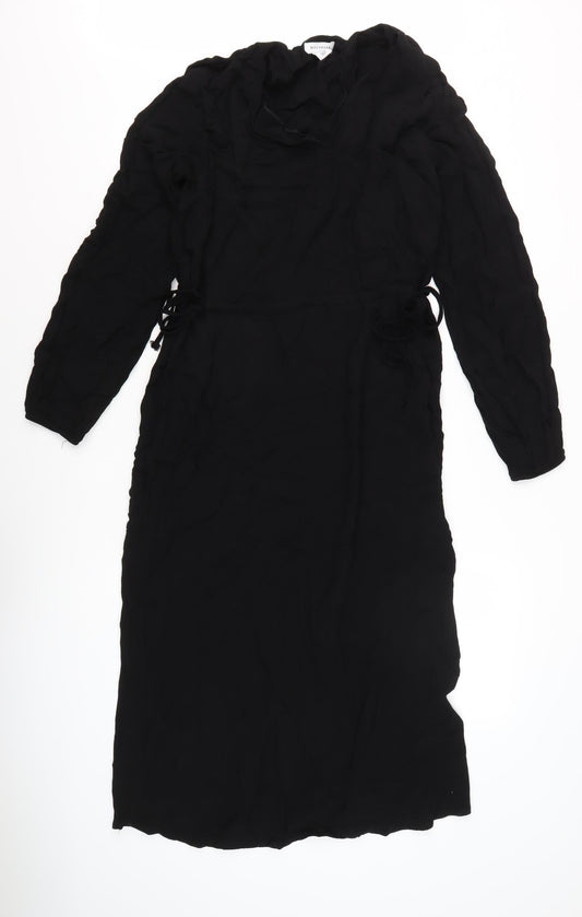 Warehouse Women's Black Long Sleeve Dress Size 14