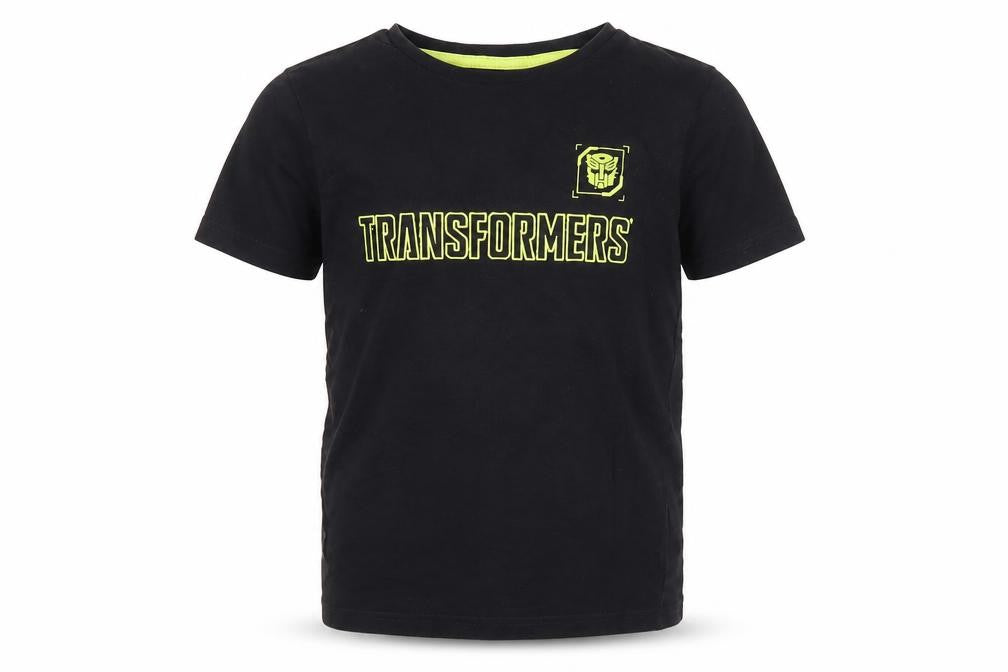 Transformers Boys Black Graphic T-Shirt 7-8 Years