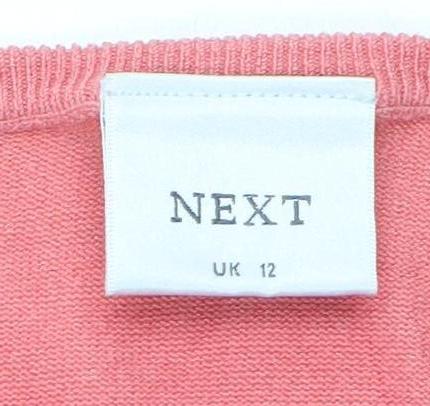 Next Women's Pink Crew Neck Sleeveless Top, Size 12