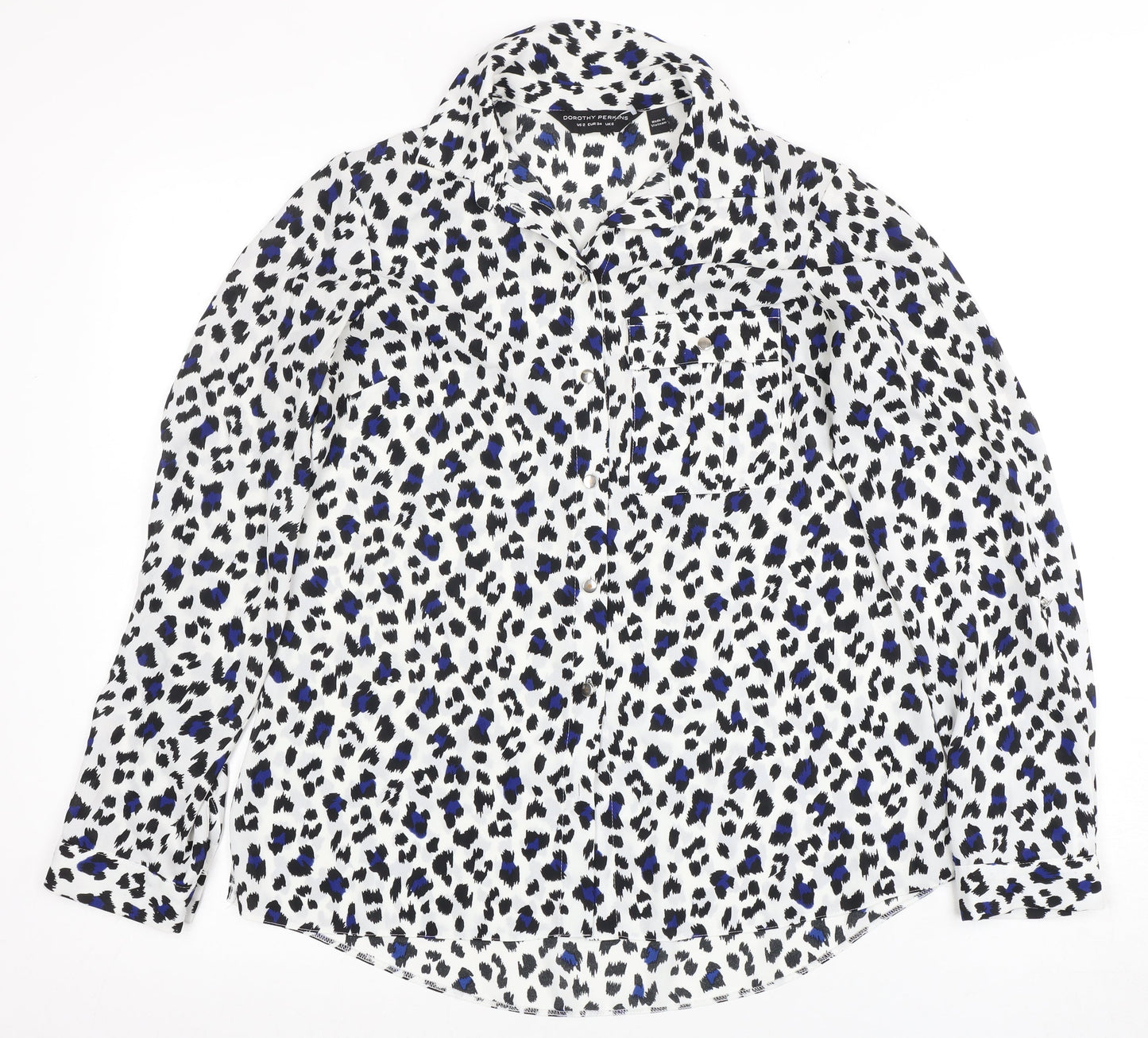 Dorothy Perkins Women's Animal Print Button-Up Shirt