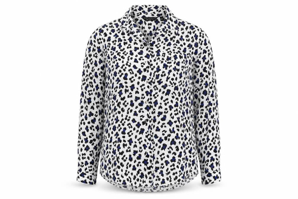 Dorothy Perkins Women's Animal Print Button-Up Shirt