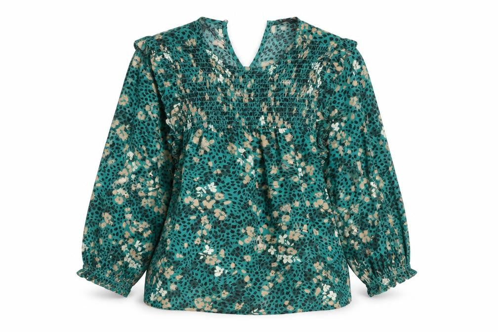 New Look Women's Multicoloured Floral Blouse Size 10