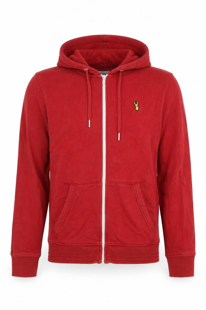 Next Men's Red Full Zip Hoodie, Size S