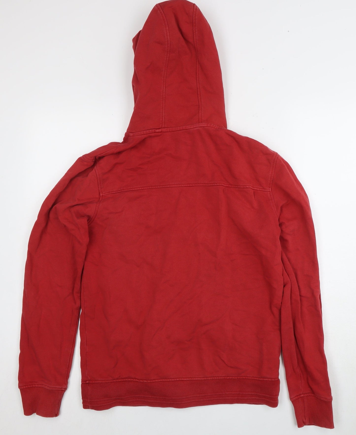 Next Men's Red Full Zip Hoodie, Size S