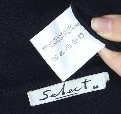 Select Women's Black T-Shirt, M, Short Sleeve, Basic