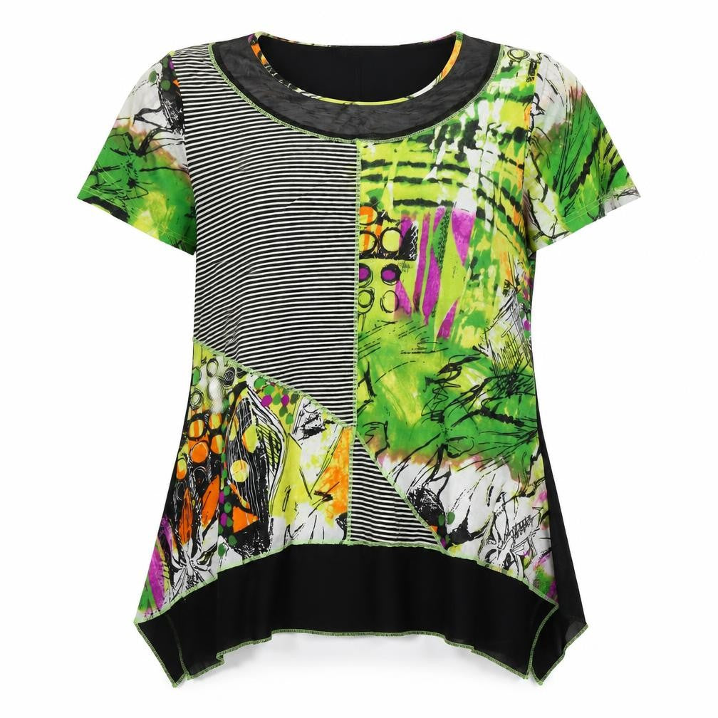 Casamia Women's Multicoloured T-Shirt, Size L