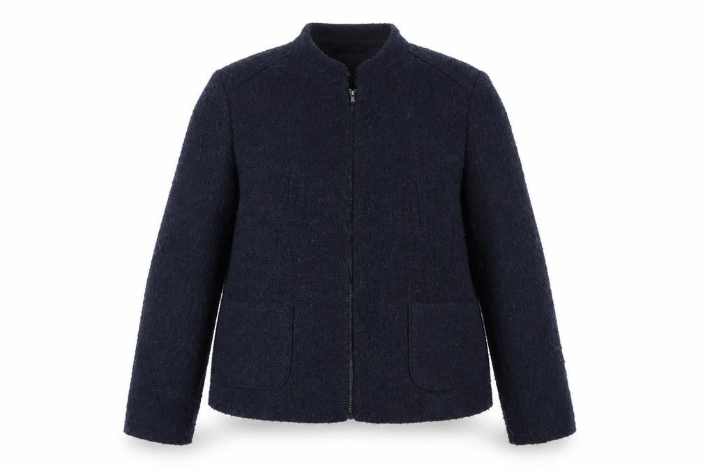 Country Casuals Women's Blue Jacket Size 18 Acrylic Blend