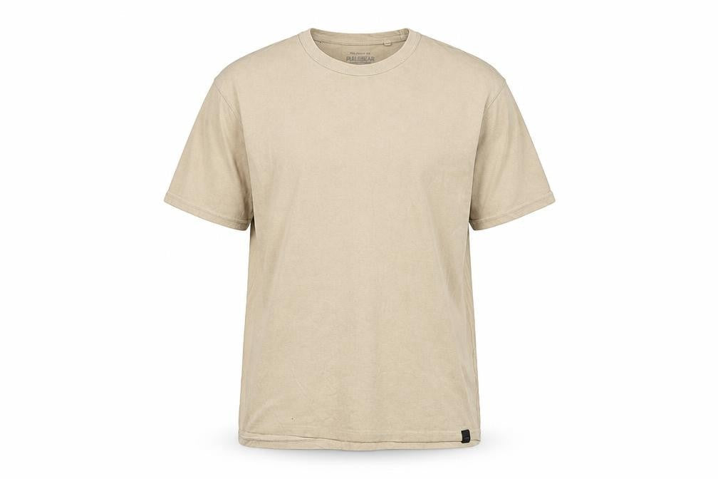 Pull&Bear Men's Beige XL Relaxed Fit T-Shirt