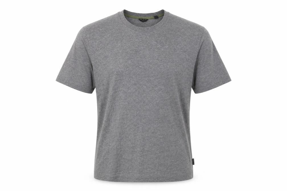 Ted Baker Men's Grey Crew Neck T-Shirt Size L