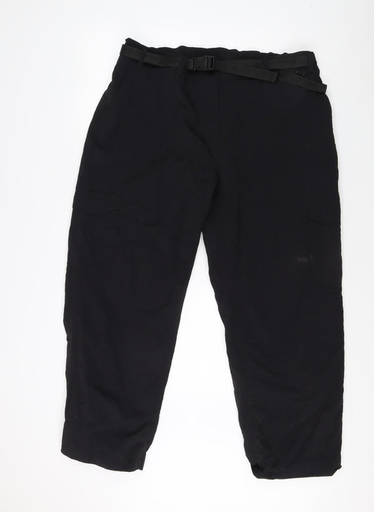 Higear Women's Black Cargo Trousers Size 20