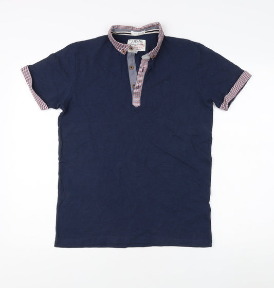 Jasper Conran Men's Blue Polo Shirt, Size 13-14