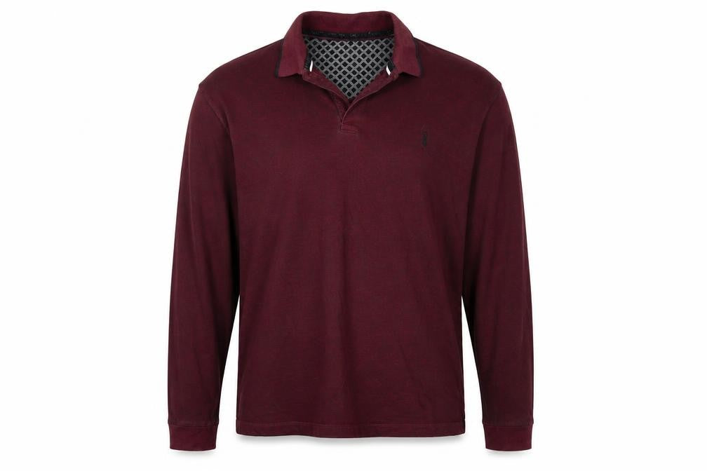 Next Men's Burgundy XL Regular Fit Cotton Top