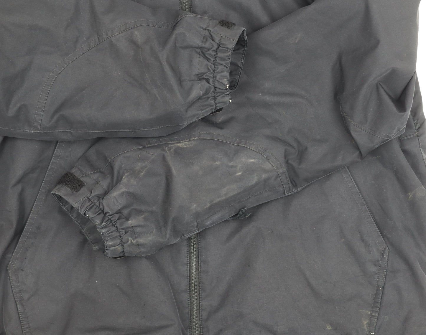Bonfire Men's Black L Rain Coat Jacket Lined