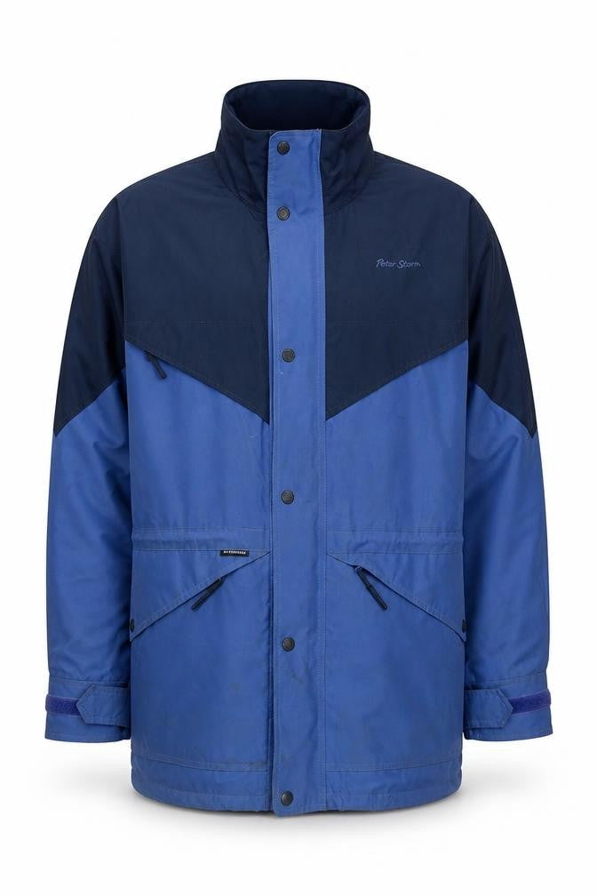 Peter Storm Men's Blue S Waterproof Rain Jacket