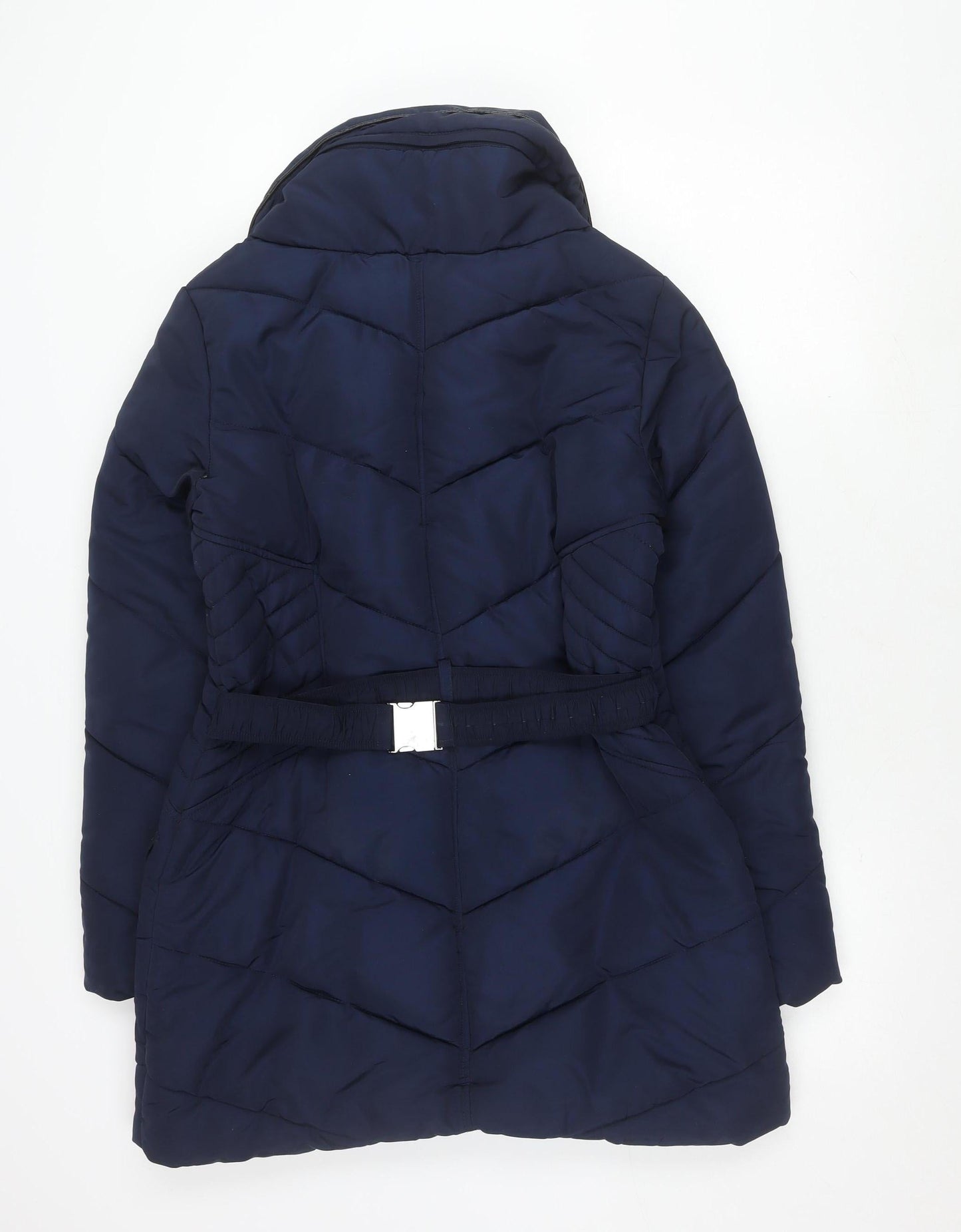 Oasis Women's Blue Puffer Jacket, M, Autumn/Winter