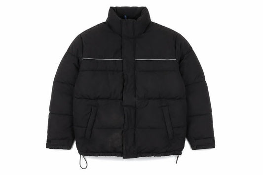 H&M Men's Black Puffer Jacket S for Winter Wear