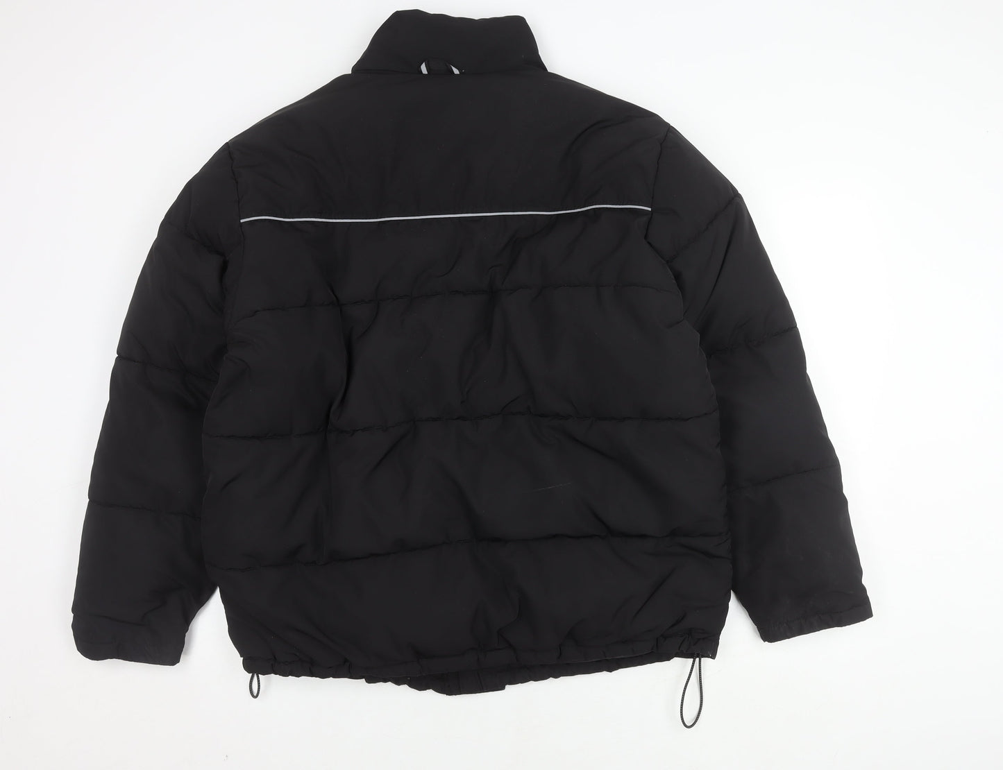 H&M Men's Black Puffer Jacket S for Winter Wear