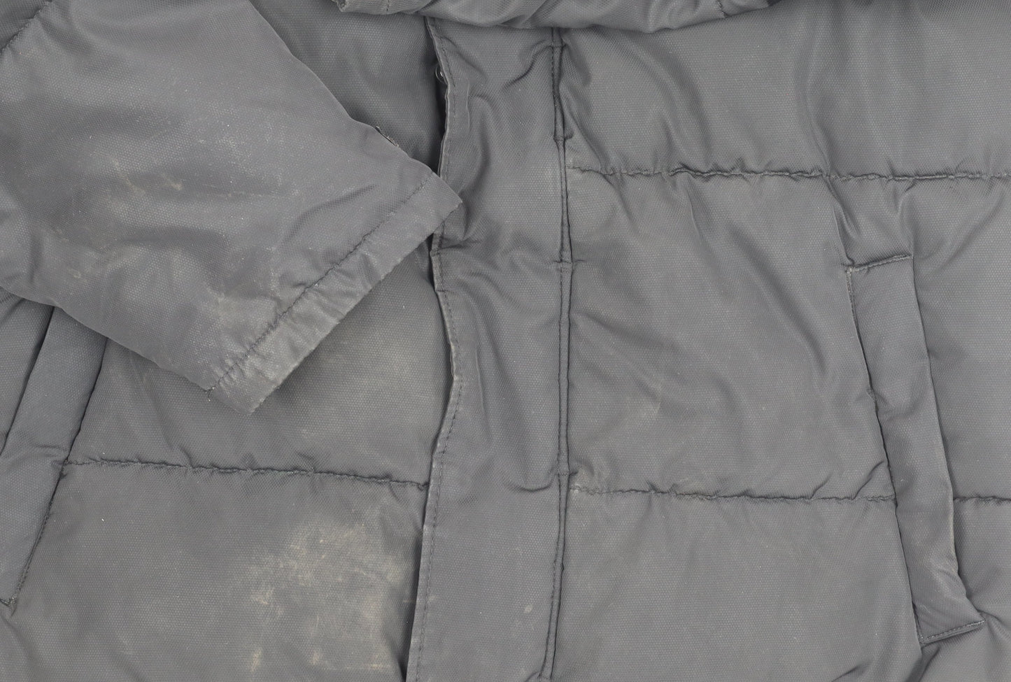 H&M Men's Black Puffer Jacket S for Winter Wear
