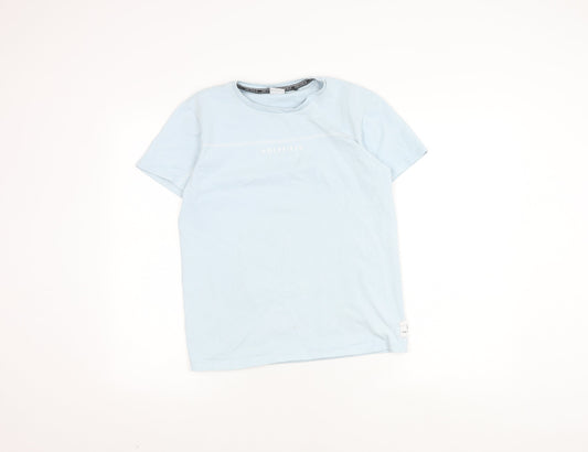 Holyfield Unisex Kids Blue T-Shirt Size M, Logo Accent