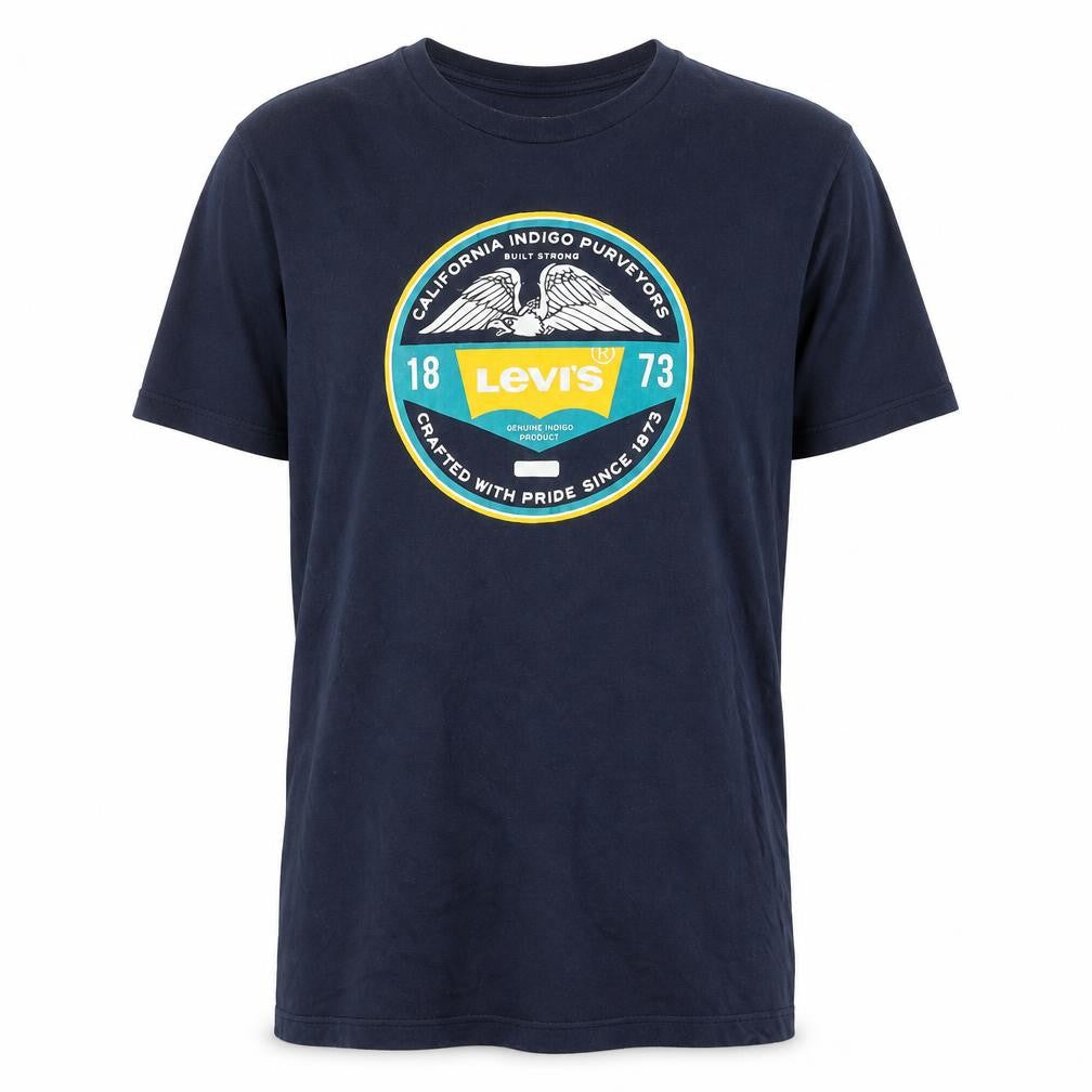 Levi's Men's Black Graphic Print T-Shirt - Medium