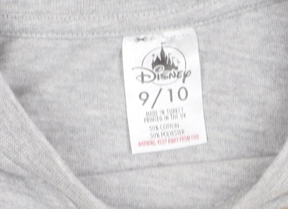Preloved Disney Boys Grey Groot T-Shirt - Size 9-10 Years - Detail