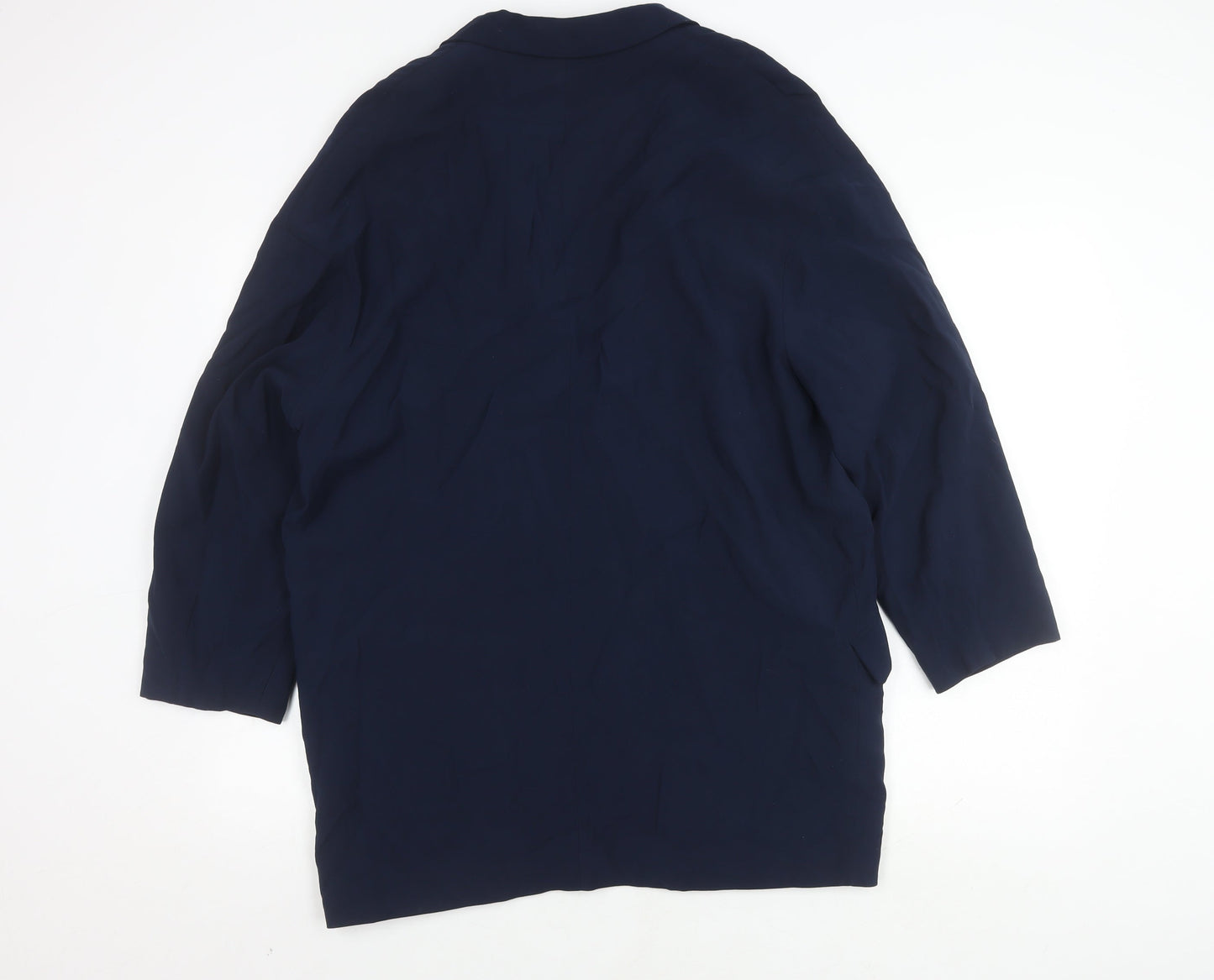 Mango Women's Blue Blazer M, Mid-Length Casual Jacket