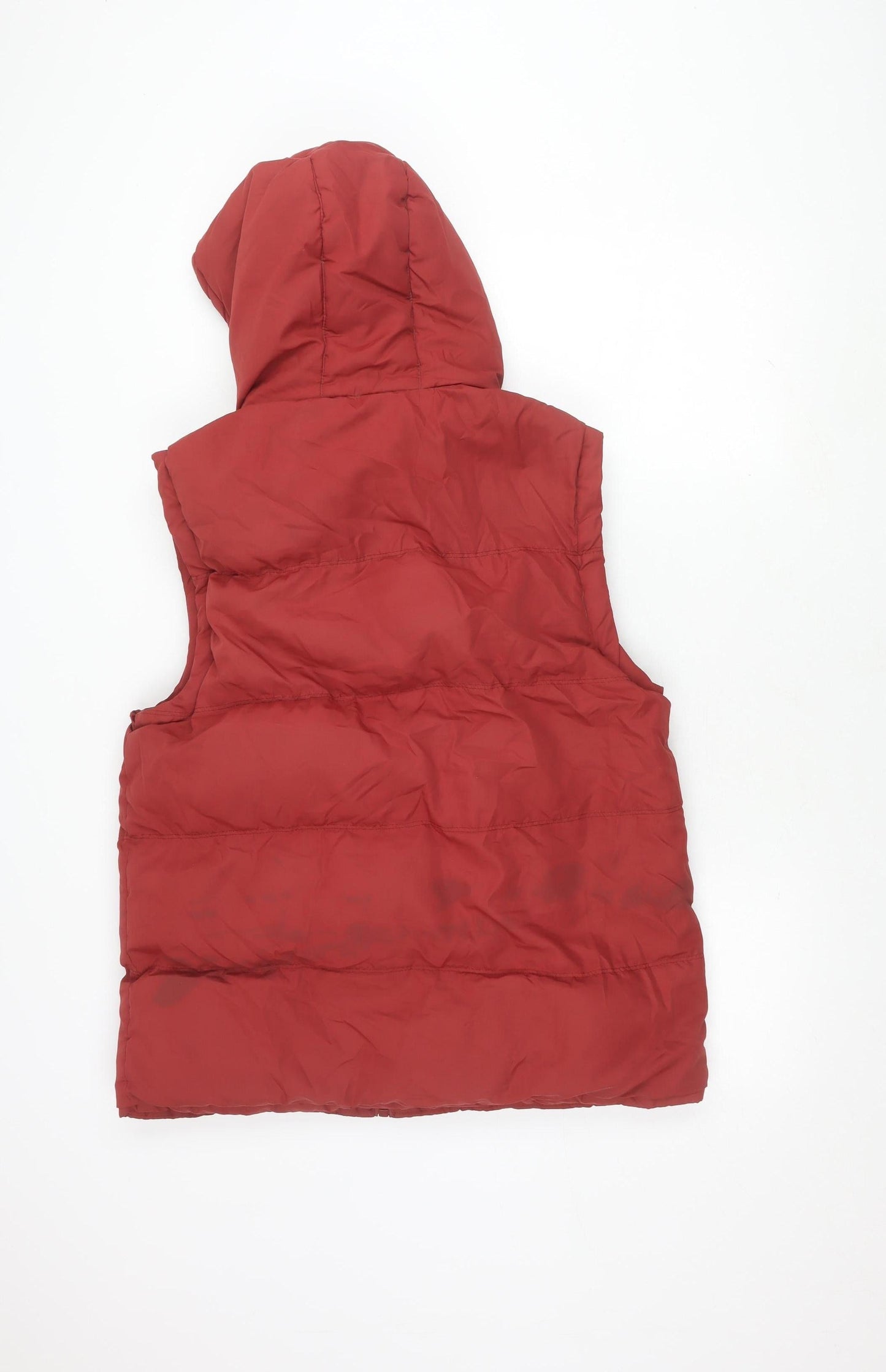 SoulCal & Co Men's Red M Puffer Jacket with Hood