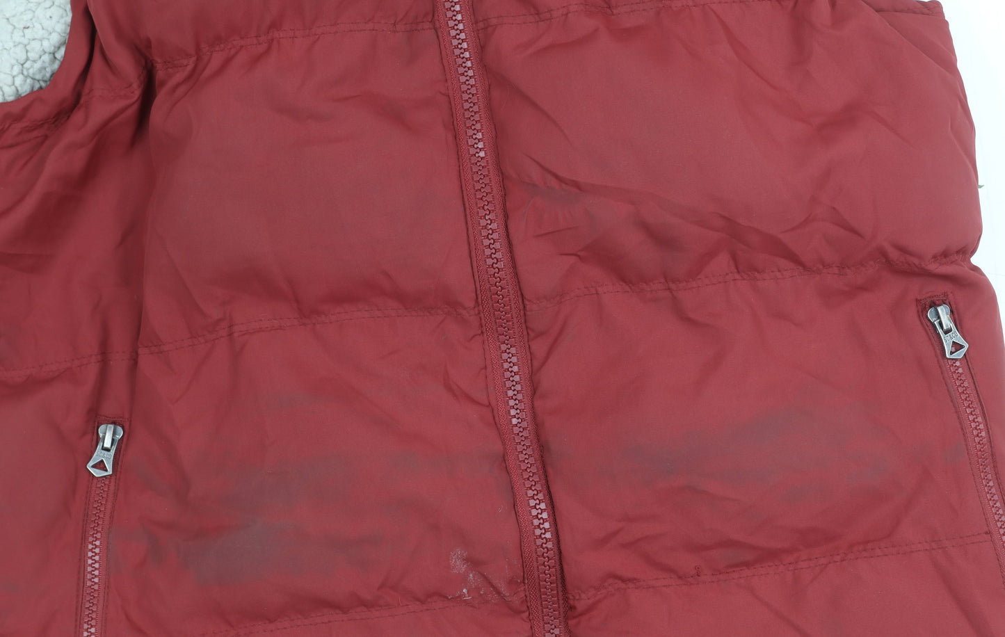 SoulCal & Co Men's Red M Puffer Jacket with Hood