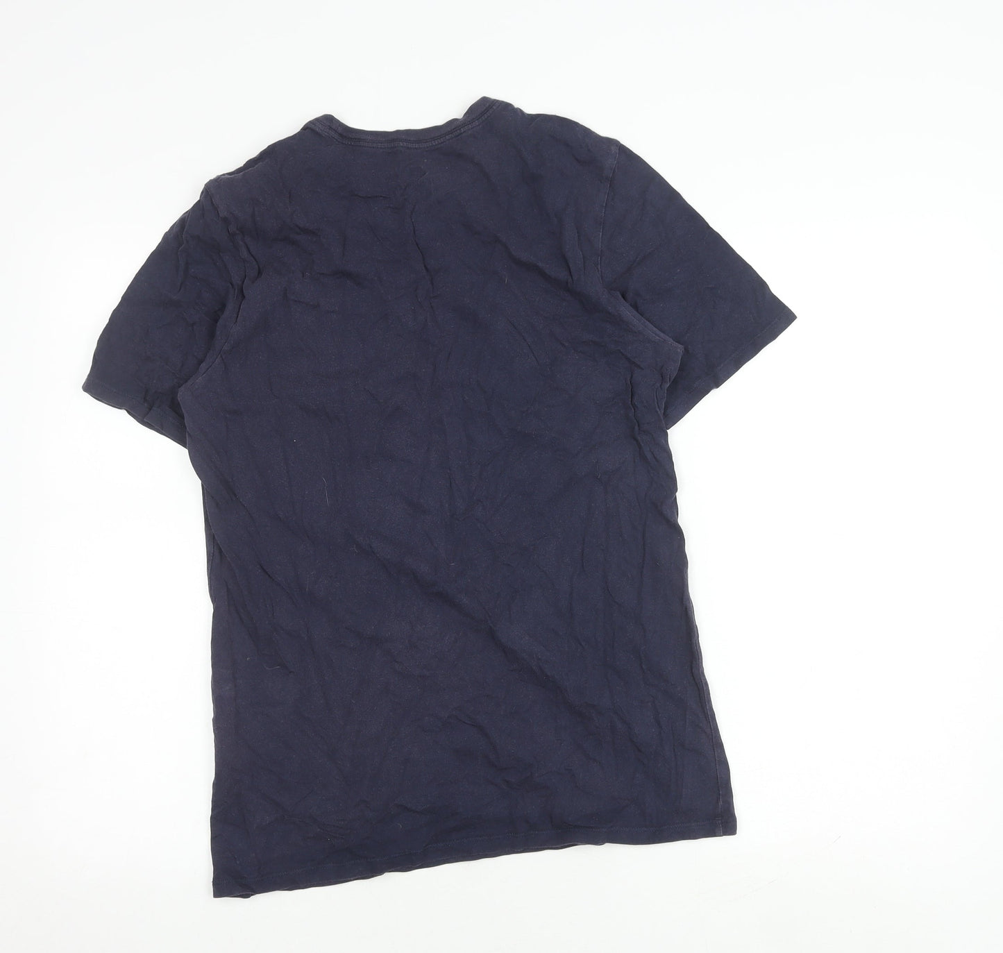 Nike Men's Blue Crew Neck T-Shirt, M