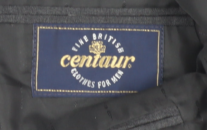 Centaur Men's Grey Blazer, Size 38L Wool, Formal Wear