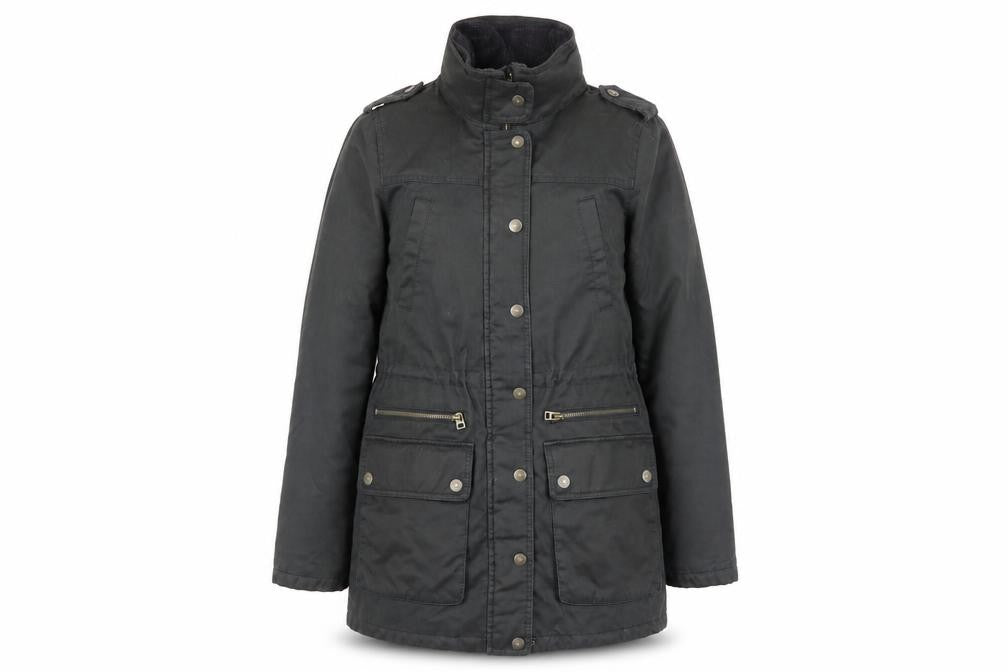FatFace Women's Black Parka Jacket Size 8