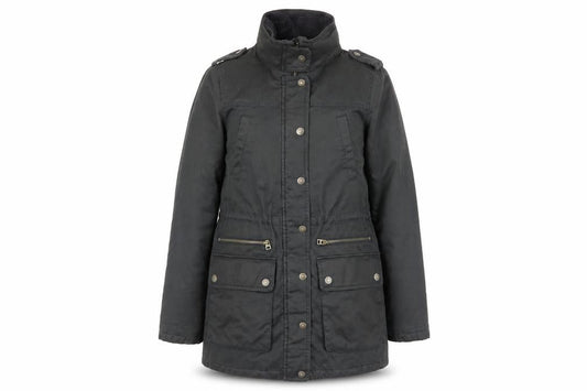 FatFace Women's Black Parka Jacket Size 8